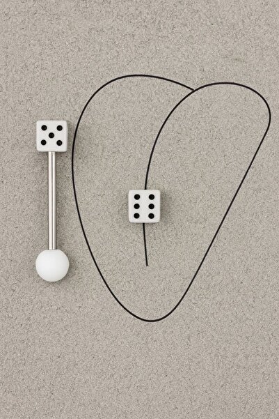 ömay takı 18mm Zar 316l cerrahi çelik dil piercing