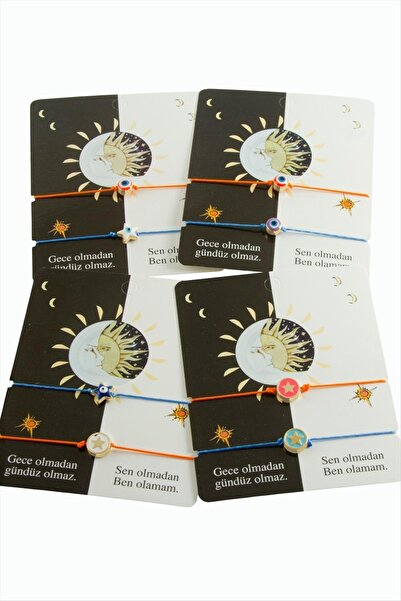 OSENSE سوار خيط النجمة والعين الشريرة قطعتان