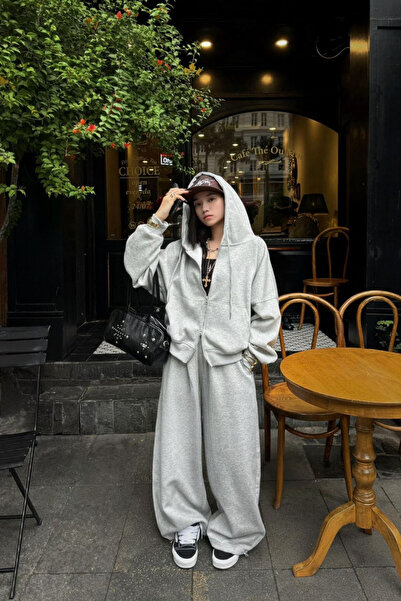 BSBSPOR Ultra Bol Baggy Eşofman Altı Unisex | Kışlık 2 İplik Şardonlu | Paça Lastikli Oversize