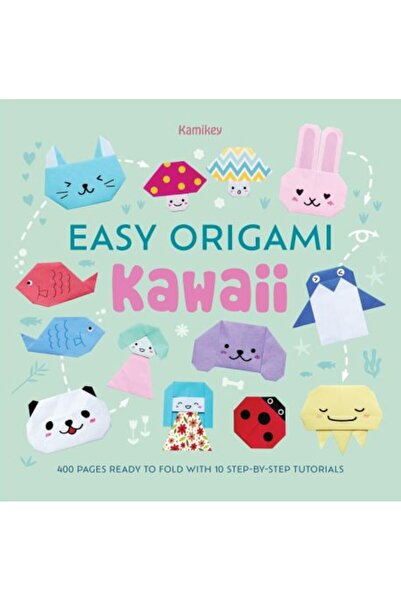 David & Charles Easy Origami Kawaii: 400 de pagini gata de pliat, cu 10 tutor...