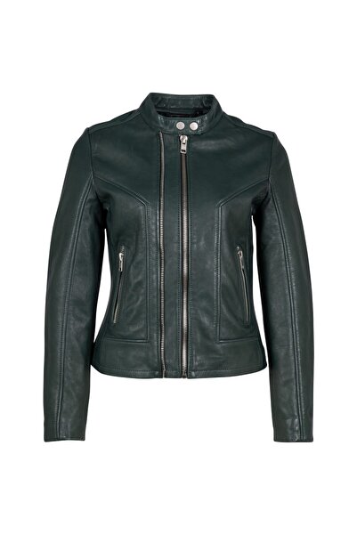 mauritius Geaca de Piele Dama 2.0 by Verde Inchis G2WWeda