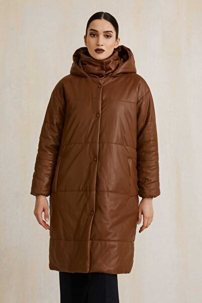 vatanseverbutik معطف طويل نسائي مبطن