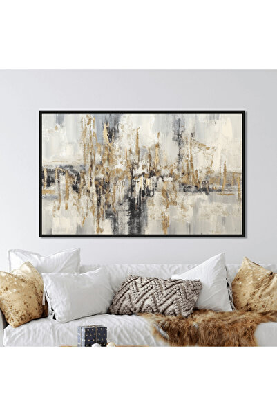 designadv لوحات جدارية تجريدية مودرن - ايطار اسود