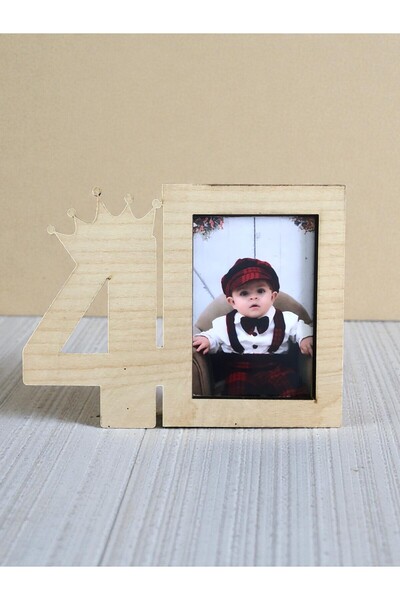 FOTO SHOP 4 Yaş Doğum Günü Fotoğraf Çerçeveli Magnet 10'lu