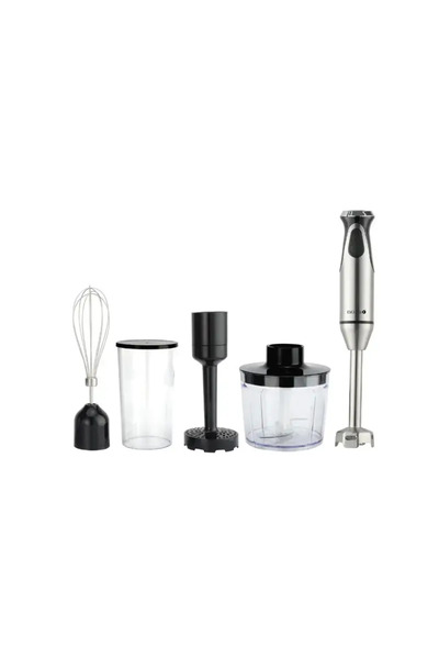 DOTS Dots FBH1011S4 Hand Blender, 1000 W, Blender Set with Chopping Bowl and Measuring Cup