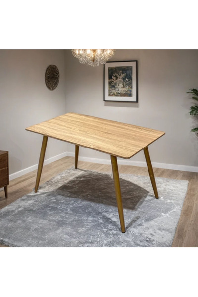 Tasamem Dafia طاولة طعام مفردة مقاس 75*70*120 سم