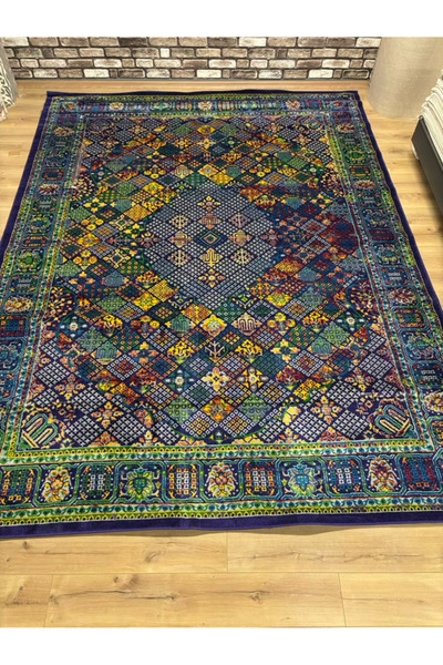 Calypso CALİPSO ETNİK ÖZEL TEZGAH HALISI ÖZEL İPLİK YUMUŞAK DOKULU BÜYÜK EBAT 275X365