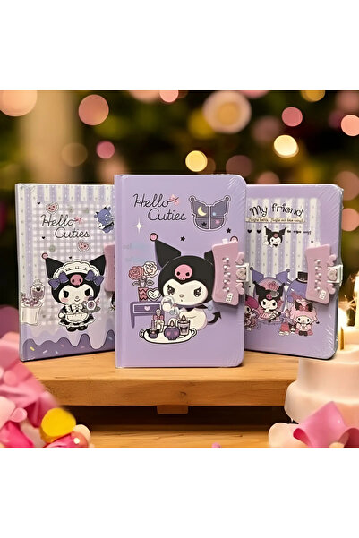ÖZ KIRTASİYE Kuromi Şifreli Defter (1adet)