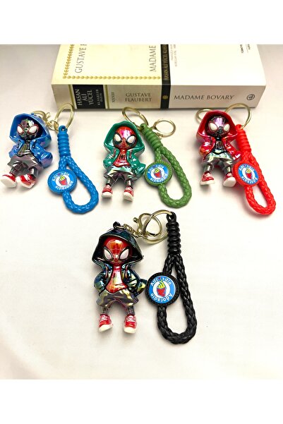 Alışveriş Kasabası مجموعة من 4 قطع من سلسلة المفاتيح وزينة الحقيبة على شكل سب...