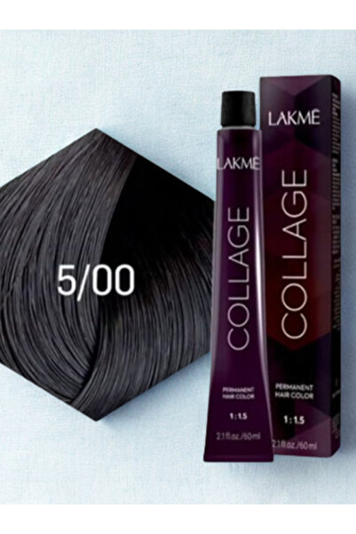 Lakme Collage 5/00 – صبغة شعر احترافية بني فاتح – ثبات لون عالي – 60 مل