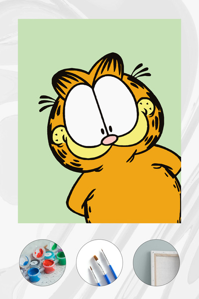 Parloran Sayılarla Boyama 40x50 cm Tuval Seti - Boyaları Ve Fırçaları Dahil -...