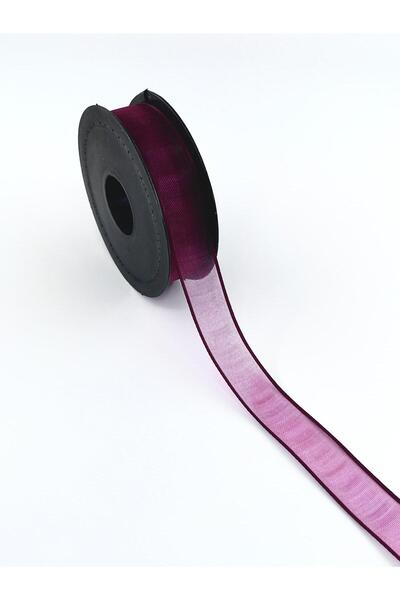 EvremStore Bordo Şifon Kurdele 2.5 Cm 20 Metre