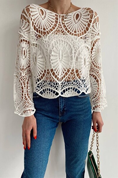 AVC KADIN TIĞ İŞİ STANDART BEDEN BLUZ