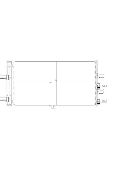 NRF Condensator Climatizare Bmw 1/2 Active Tourer/2 Gran Mini Mini Clubman/Mi...