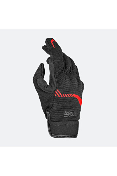 GMS JETCITY GERMAS Motosiklet eldiven EN13594 BLACK/RED