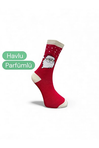 myDea Unisex New Year Socks Santa Claus Figure Towel 1 Pair 1St Quality High Temperature Thermal