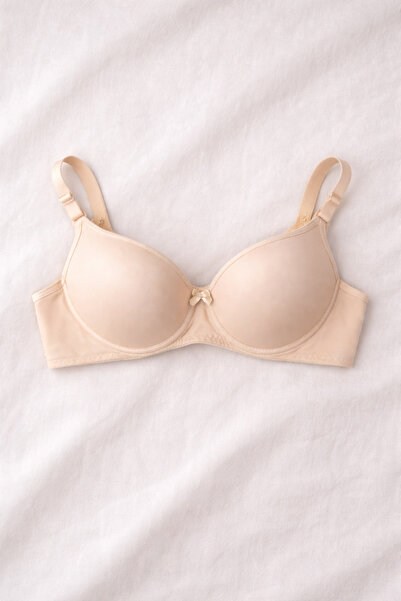 serenna wear Women's Cream Padded Underwire Bra