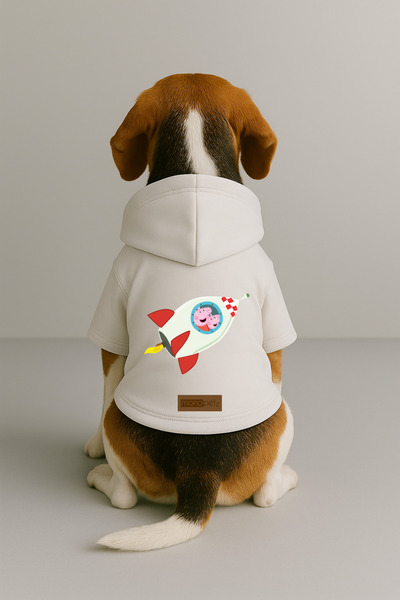 Monopetz Printed Inside Fleece Dog and Cat Clothing & Dress - White Color K H...