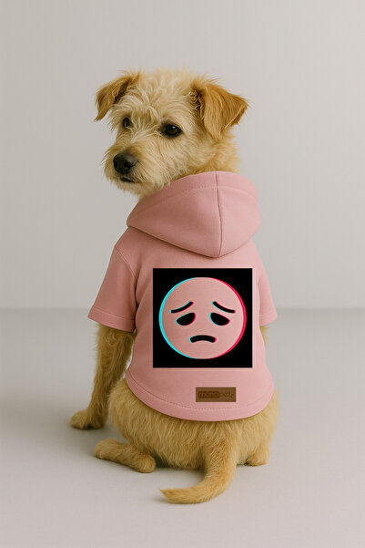 Monopetz Printed Dog and Cat Clothing & Dress with Fleece Inside - Pink Color...
