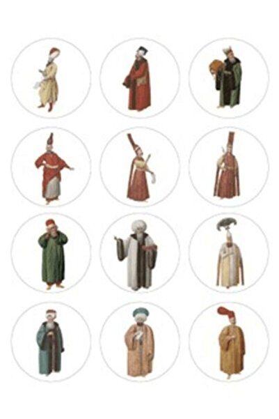 FOL Kitap Autocolant Otomani (pachet de 12)