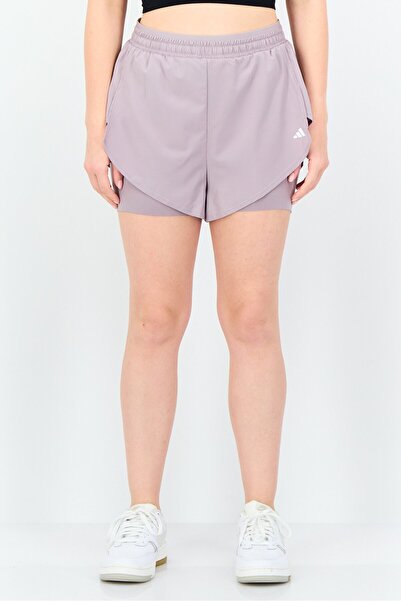 adidas شورت تدريب رياضي مناسب للنساء، لون لافندر