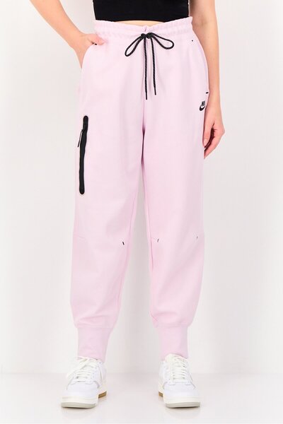 Nike بنطال رياضي نسائي قياسي للخارج، وردي