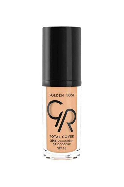 Golden Rose 2-in-1 Foundation and Concealer Full Coverage with SPF 15 - 07 Natural