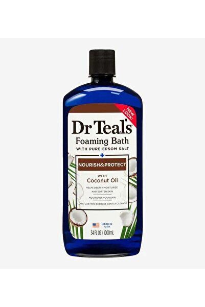 Generic رغوة استحمام بزيت جوز الهند من دكتور تيلز، 34 أونصة