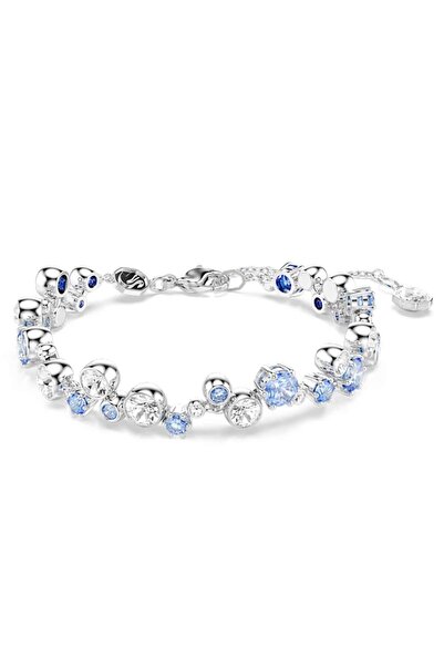 Swarovski Constella Bileklik, Karışık kesimler, Mavi, Rodyum kaplama