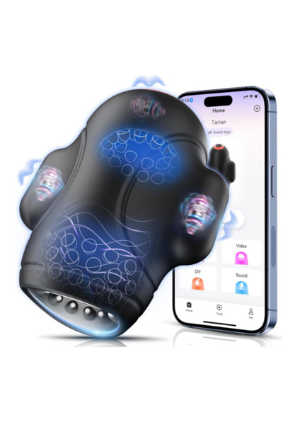 Vans Male Massager 10 Modes 4-in-1 3 Motors App Control 360° Sound