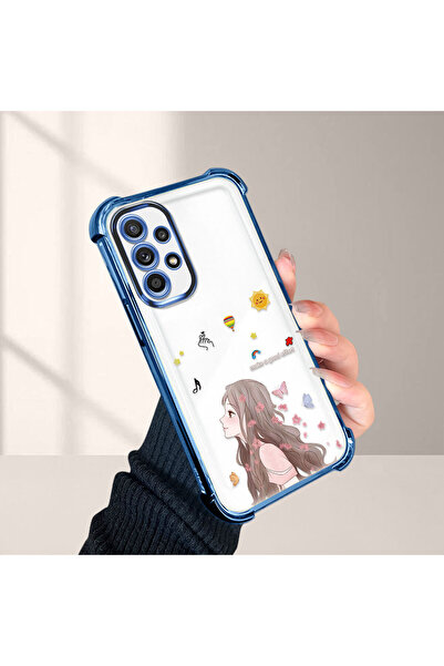 Hontinga حافظة هاتف شفافة متوافقة مع هاتف سامسونج جالاكسي A52/A52s من السيليك...