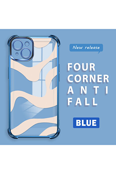 Hontinga حافظة متوافقة مع هاتف iPhone 14 Plus، حافظة هاتف من السيليكون الشفاف...