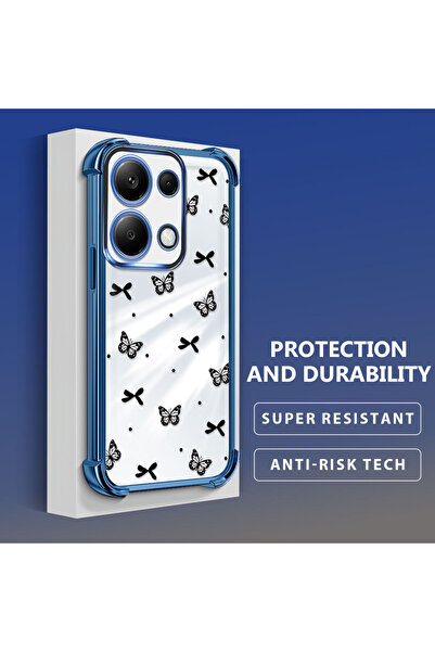 Hontinga حافظة هاتف شفافة من السيليكون الناعم متوافقة مع هاتف Xiaomi Redmi No...