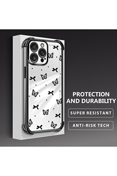 Hontinga حافظة هاتف شفافة من السيليكون الناعم متوافقة مع هاتف iPhone 16 Pro M...