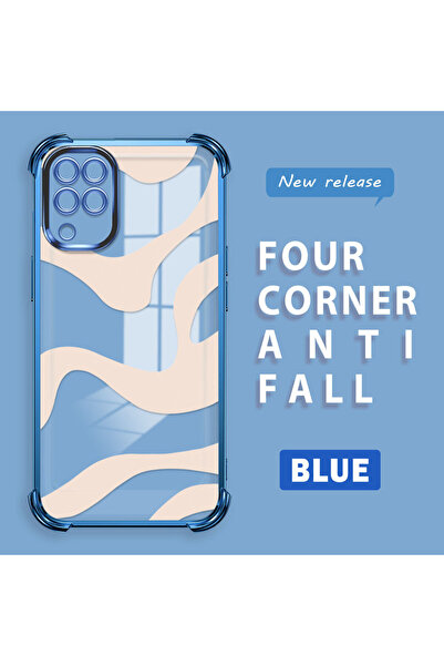 Hontinga حافظة متوافقة مع هاتف سامسونج جالاكسي A12/M12، حافظة هاتف من السيليك...