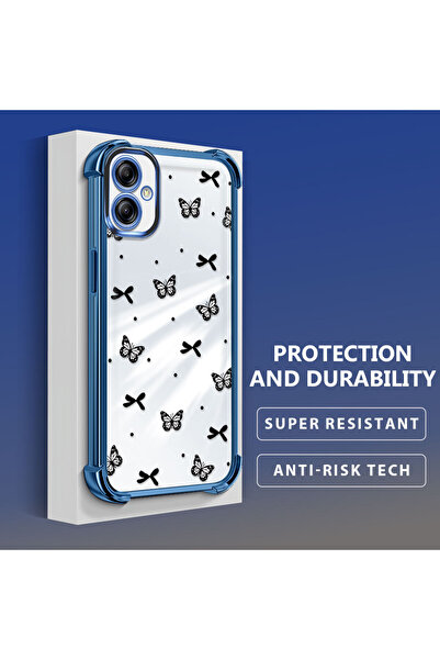 Hontinga حافظة هاتف شفافة من السيليكون الناعم متوافقة مع هاتف سامسونج جالاكسي...