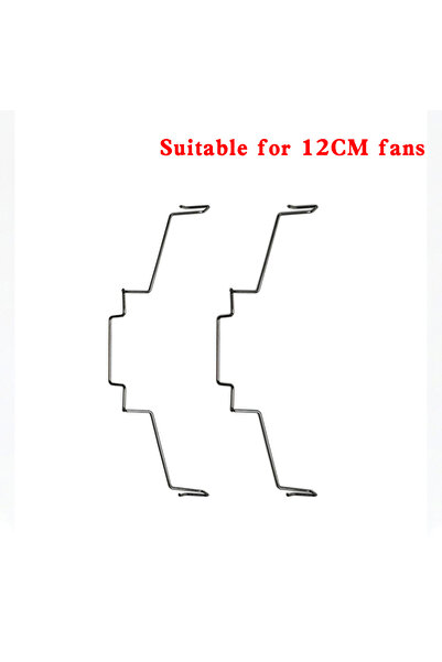 choice2 12 سم 2 قطعة/لوت 80/90/120 مم مروحة تبريد مشبك مروحة تبريد وحدة المعالجة المركزية للكمبيوتر مشابك سلك فولاذي مقاوم للصدأ 304