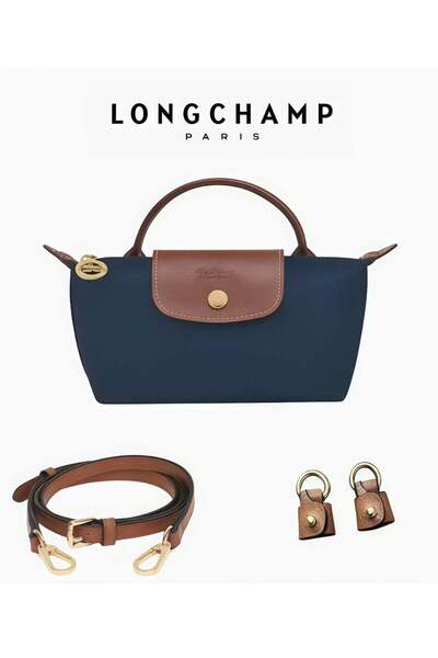 Generic Longchamp Women's Mini Handbag Crossbody Shoulder Bag - Navy