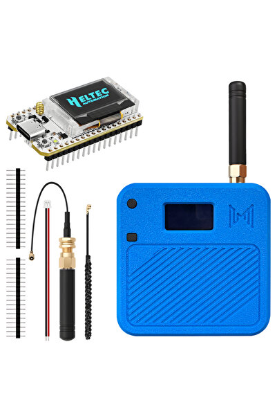 choice2 أزرق Meshtastic Heltec V3 ESP32 LoRa 32 Dev-Board Kit Case OLED USB C...