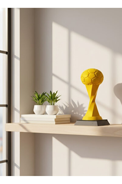 CT STONES Bulk Trophy Yellow 21cm Decorative Award Design Figurine