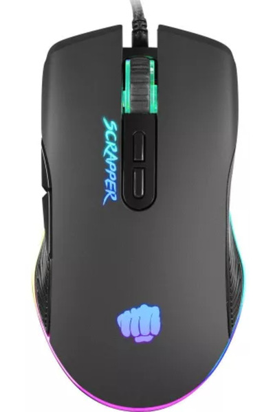 FURY Mouse Gaming Scrapper USB iluminare RGB (Gri)