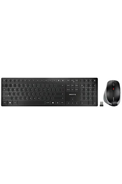 Cherry Set mouse și tastatură Bluetooth Negru
