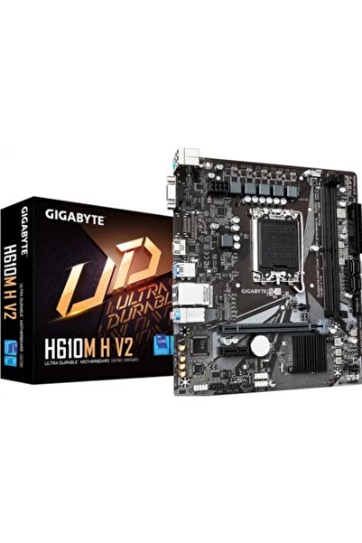 Gigabyte Placa de baza H610M H V2 DDR5 mATX Socket 1700