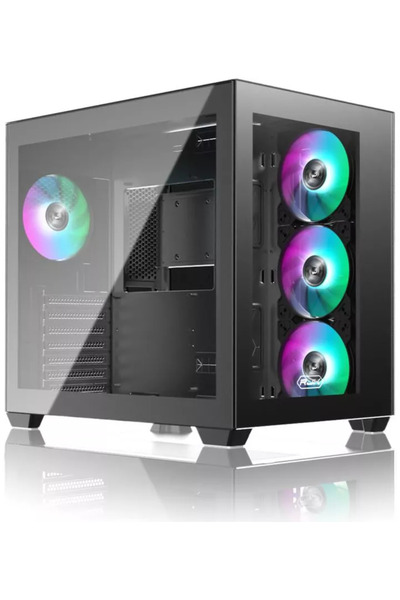Raijintek Carcasa computer RAJINTEK PAEAN C7 TG4 Negru Middle Tower