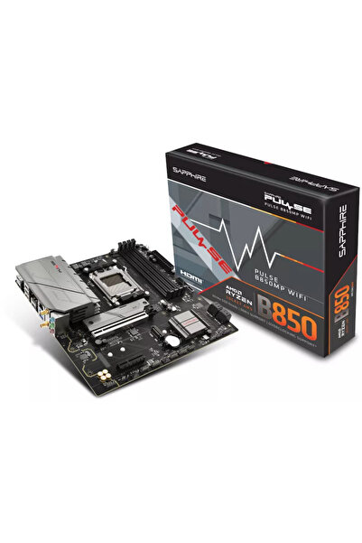 SAPPHIRE Placa de baza PULSE B850M WIFI Socket AM5 mATX Wi-Fi