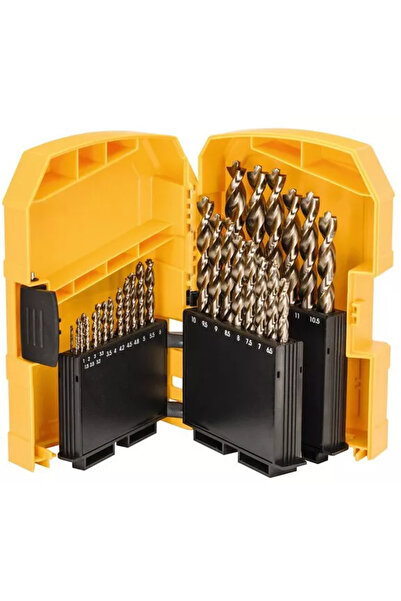 Dewalt Set 29 burghie Industrial Cobalt HSS-CO in caseta de plastic DT4957-QZ