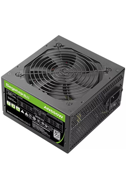 Segotep Sursa AN550W 550W certificata 80 PLUS αναπνευστήρας 120mm Negru