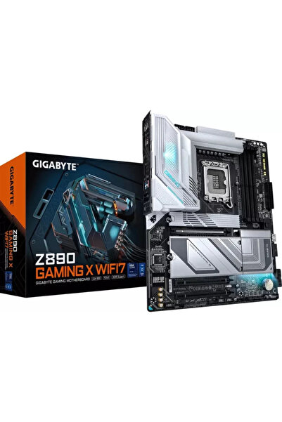 Gigabyte Placa de baza Z890 GAMING X WIFI7 Bluetooth DDR5 ATX LGA1851