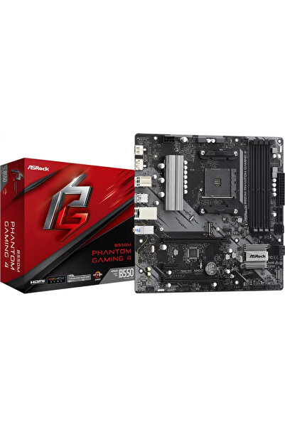 ASROCK Placa de baza B550M PHANTOM GAMING 4 Socket AM4