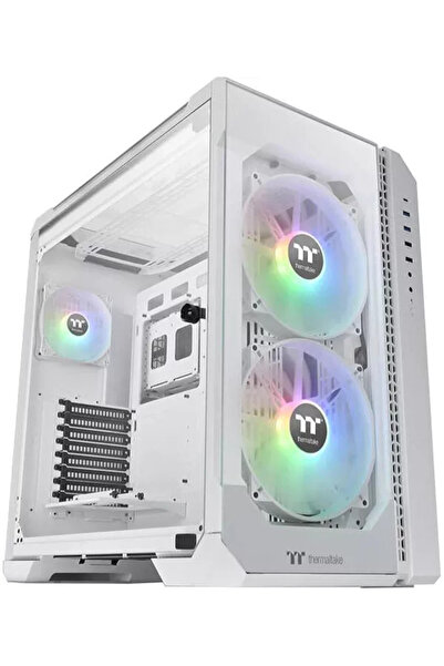 THERMALTAKE Carcasă View 51 TG Snow Edition aRGB fără sursă EATX albă